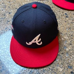Authentic MLB Atlanta Braves baseball cap. New without tags size 7. Paid 42